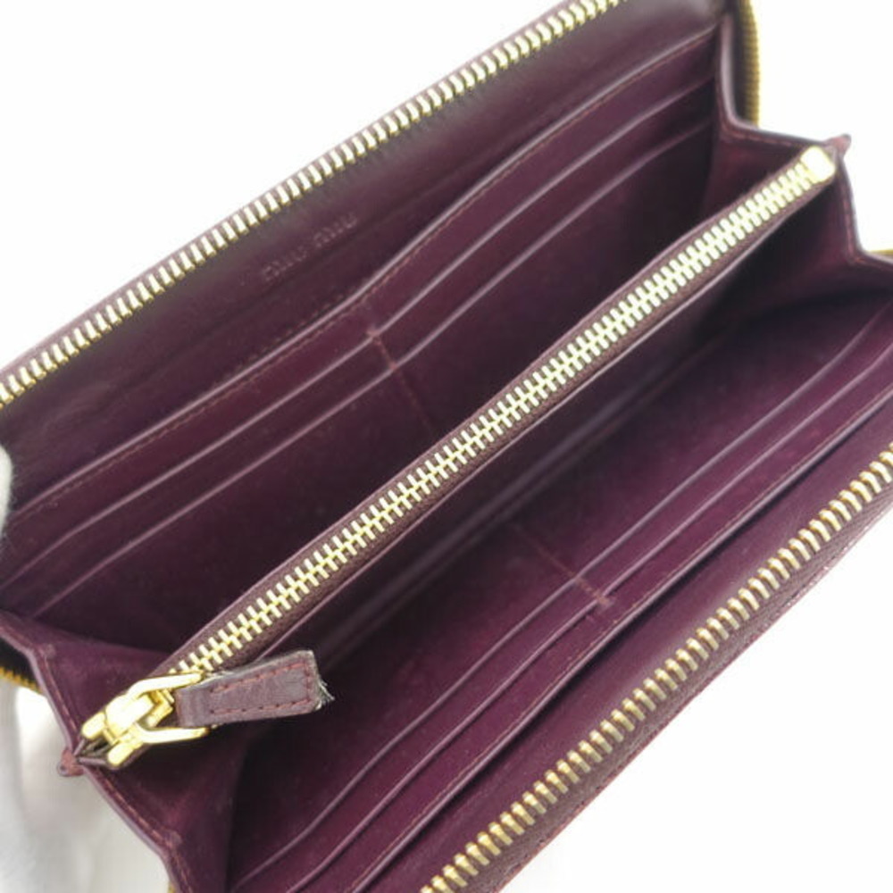 Miu Miu Wine Red Wallet - image 3